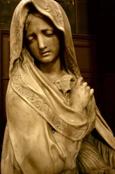 Tomba di Jean-Baptiste Colbert de Torcy, dettaglio della figura allegorica della Pietà o Abbondanza